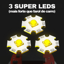 Lanterna LED Ultra Poderosa Recarregável MiniForte 2.8