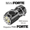Lanterna LED Ultra Poderosa Recarregável MiniForte 2.8