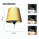 Cúpula LED Recarregável para Garrafas – Toque Inteligente, 3 Cores e Brilho Ajustável